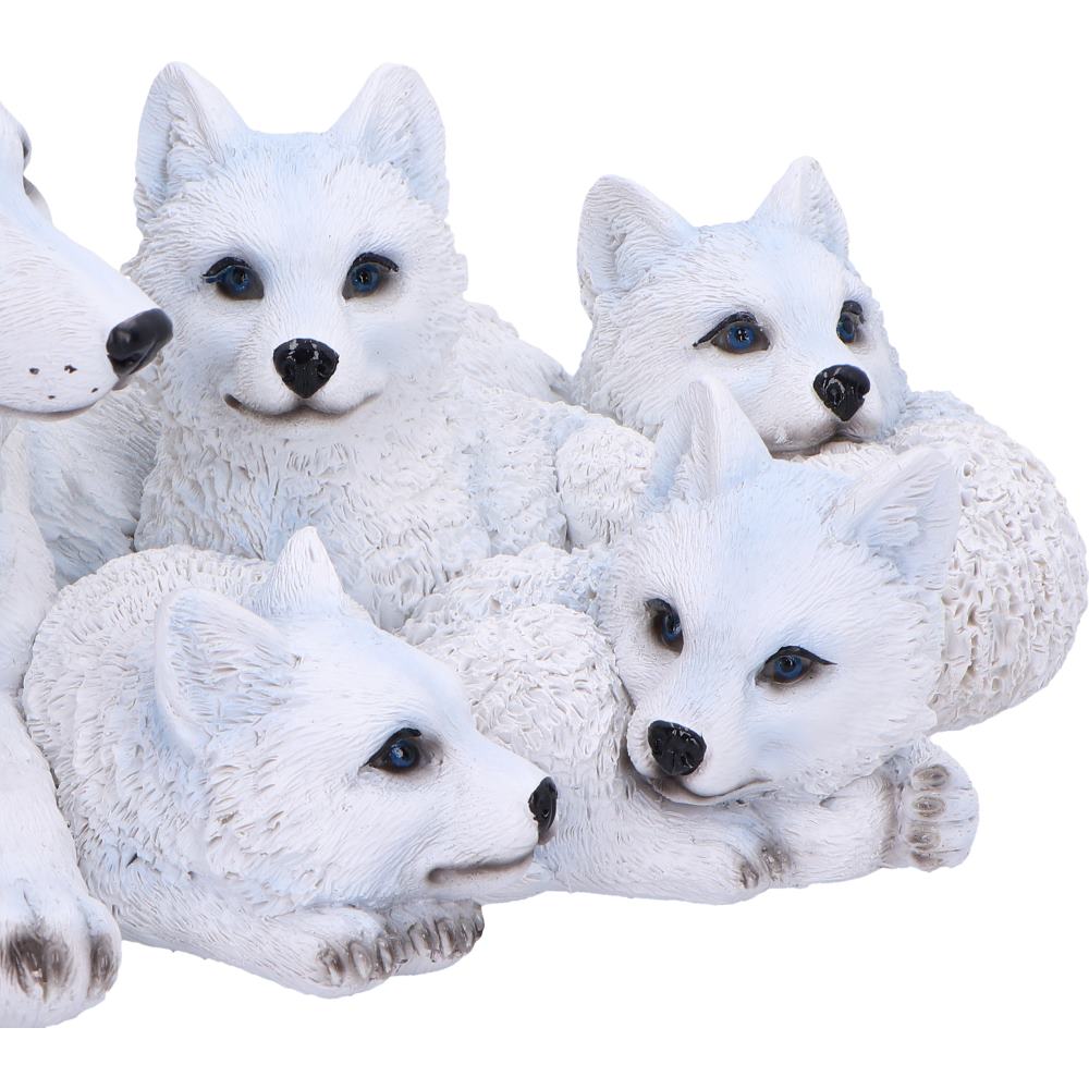 Pups Protection Mother Wolf and Cubs Figurine 20.5cm 6