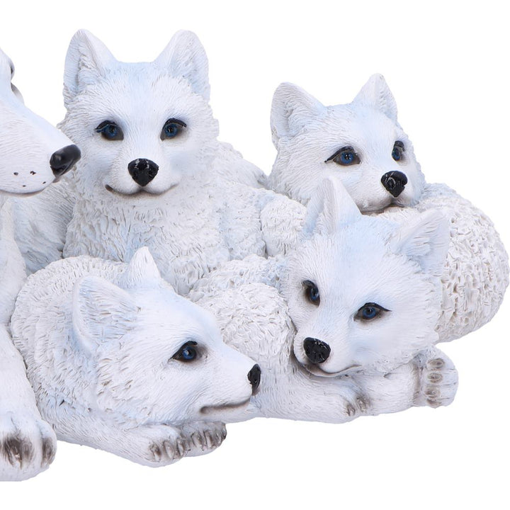 Pups Protection Mother Wolf and Cubs Figurine 20.5cm 6