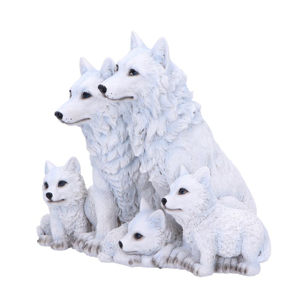 Protected Pups Wolf and Cubs Figurine 2