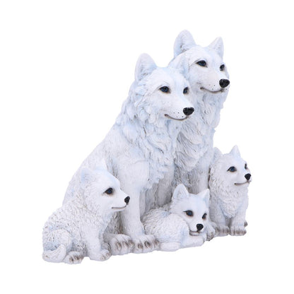 Protected Pups Wolf and Cubs Figurine 4