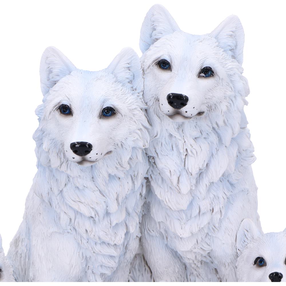 Protected Pups Wolf and Cubs Figurine 5