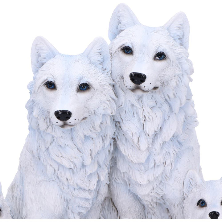 Protected Pups Wolf and Cubs Figurine 5