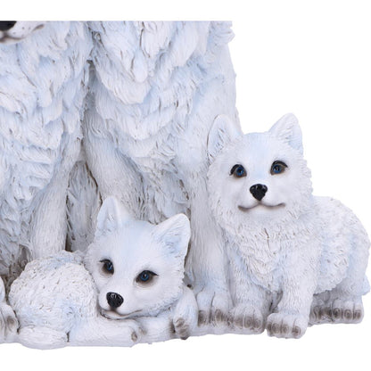 Protected Pups Wolf and Cubs Figurine 6