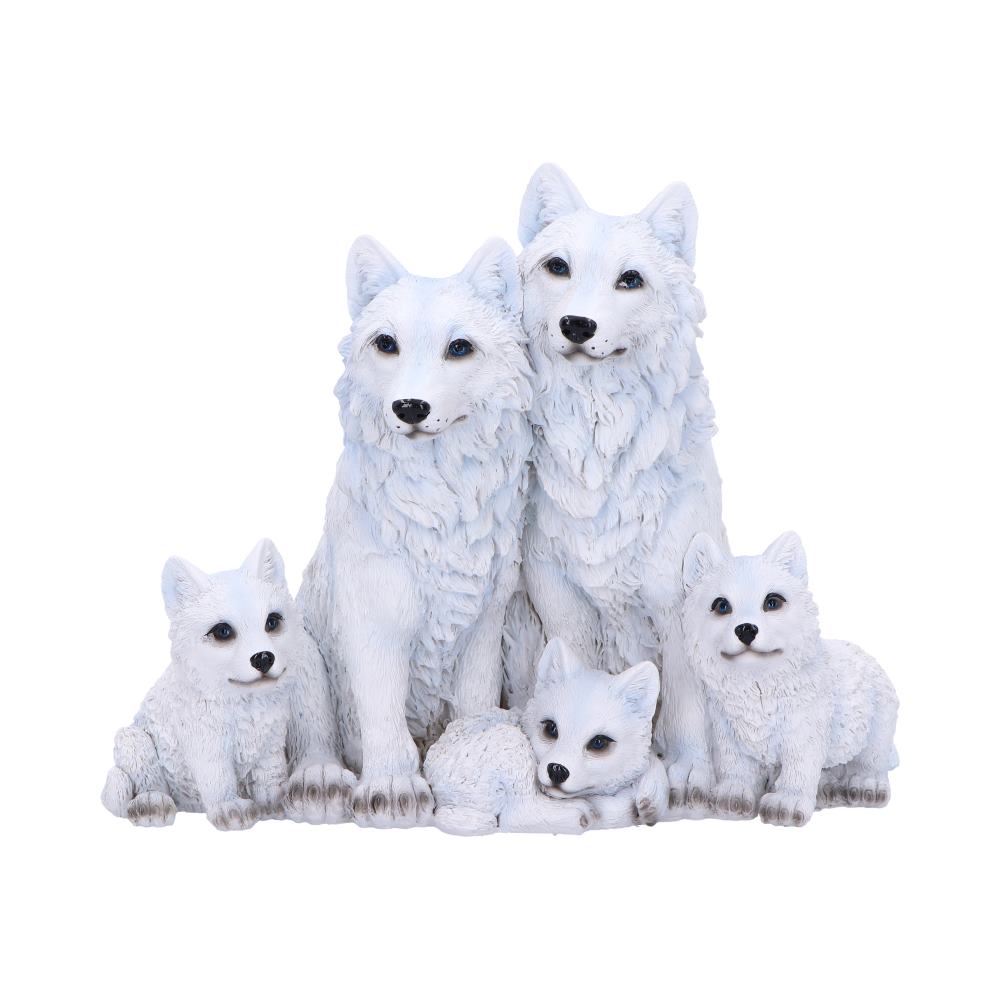 Protected Pups Wolf and Cubs Figurine 1