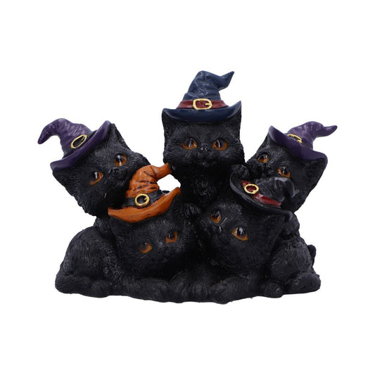 Familiar Friends Witchy Black Cats Figurine 18cm 1