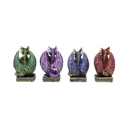 Defend the Hoard Dragon Protector Figurines Set of Four 10cm 3