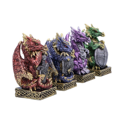 Defend the Hoard Dragon Protector Figurines Set of Four 10cm 4