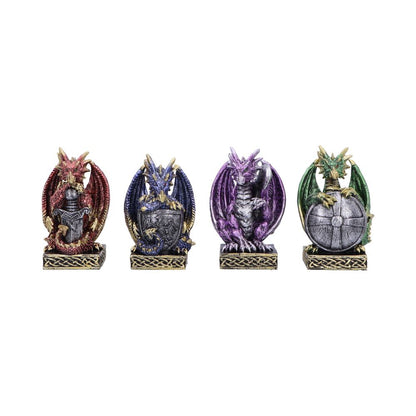 Defend the Hoard Dragon Protector Figurines Set of Four 10cm 1