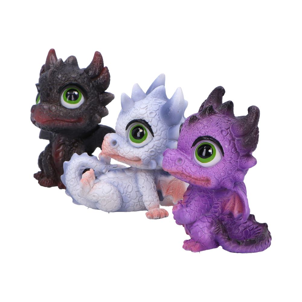 Little Hordlings Cute Baby Dragonling Figurines Set of Three 7cm 2