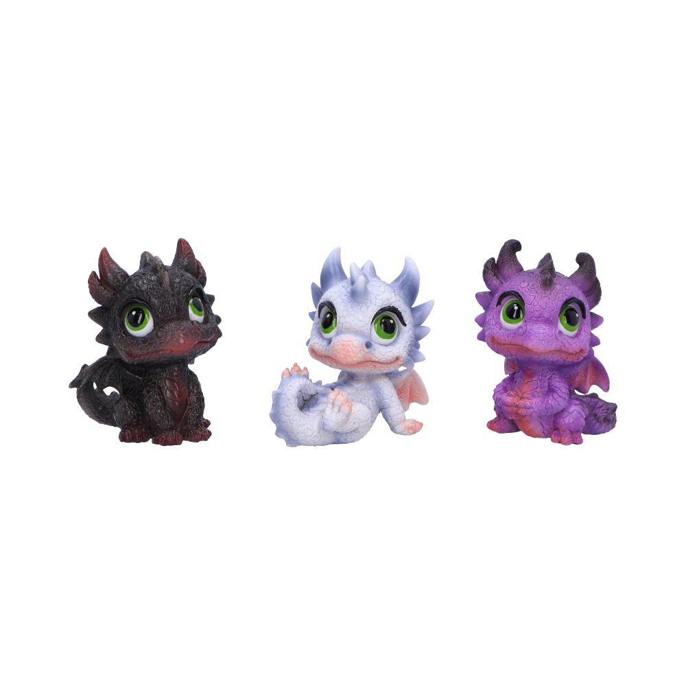 Little Hordlings Cute Baby Dragonling Figurines Set of Three 7cm 1