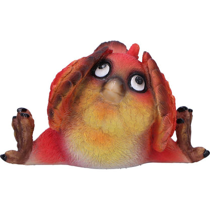 Comical Three Wise Bird Figurines Birds 9.8cm 5