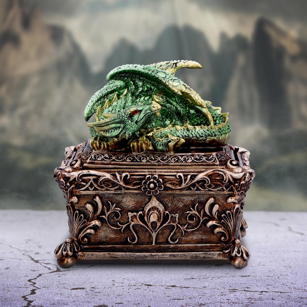 Guardian of the Hoard Dragon Trinket Box 13cm 7
