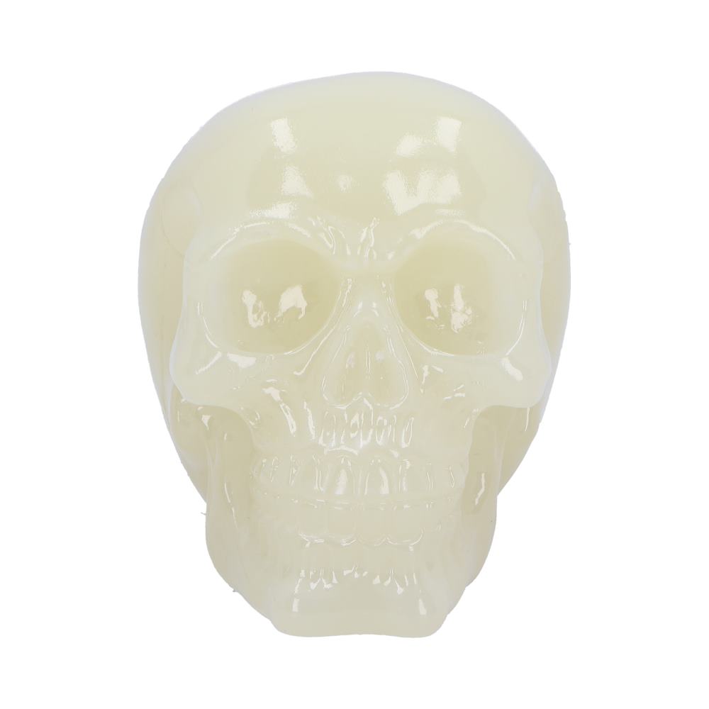Phosphorescent Glow in the Dark Skull Medium 13cm 2