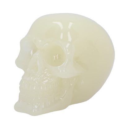 Phosphorescent Glow in the Dark Skull Medium 13cm 4