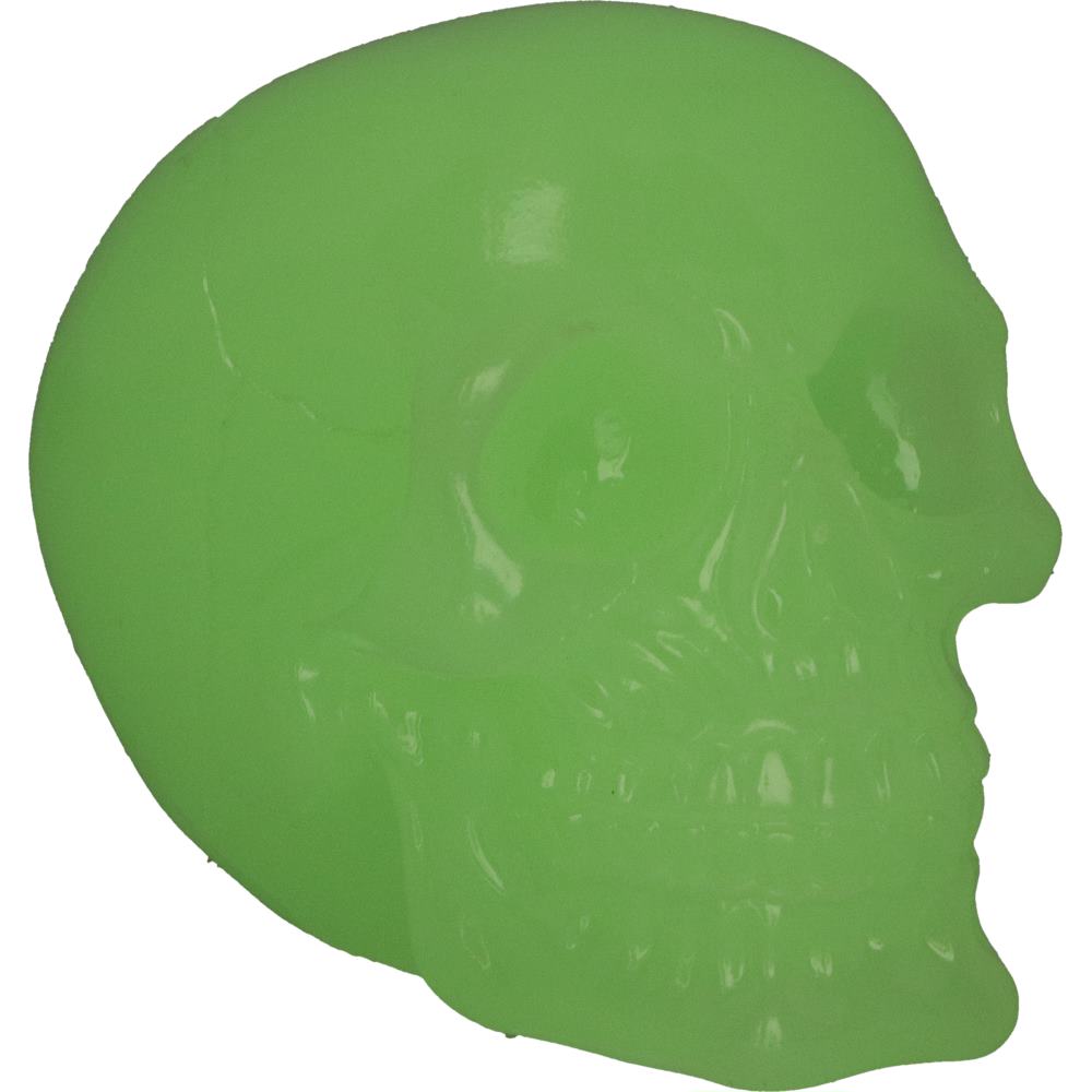 Phosphorescent Glow in the Dark Skull Medium 13cm 6