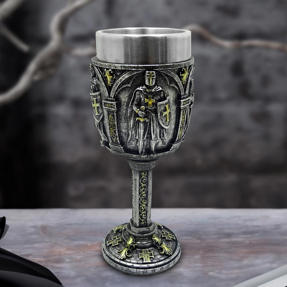 Galant Medieval Knight Metallic Goblet Gallant 19.7cm 7