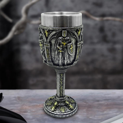 Galant Medieval Knight Metallic Goblet Gallant 19.7cm 7