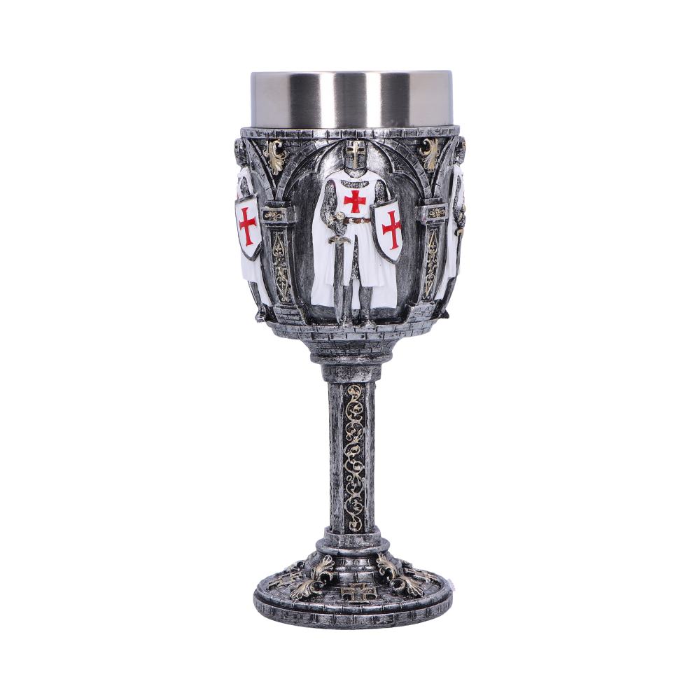 Valiant Medieval Knight Architectural Goblet 19.7cm 3