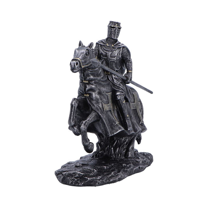 To Protect Figurine a Templar Knight Ready for Battle 16cm 4