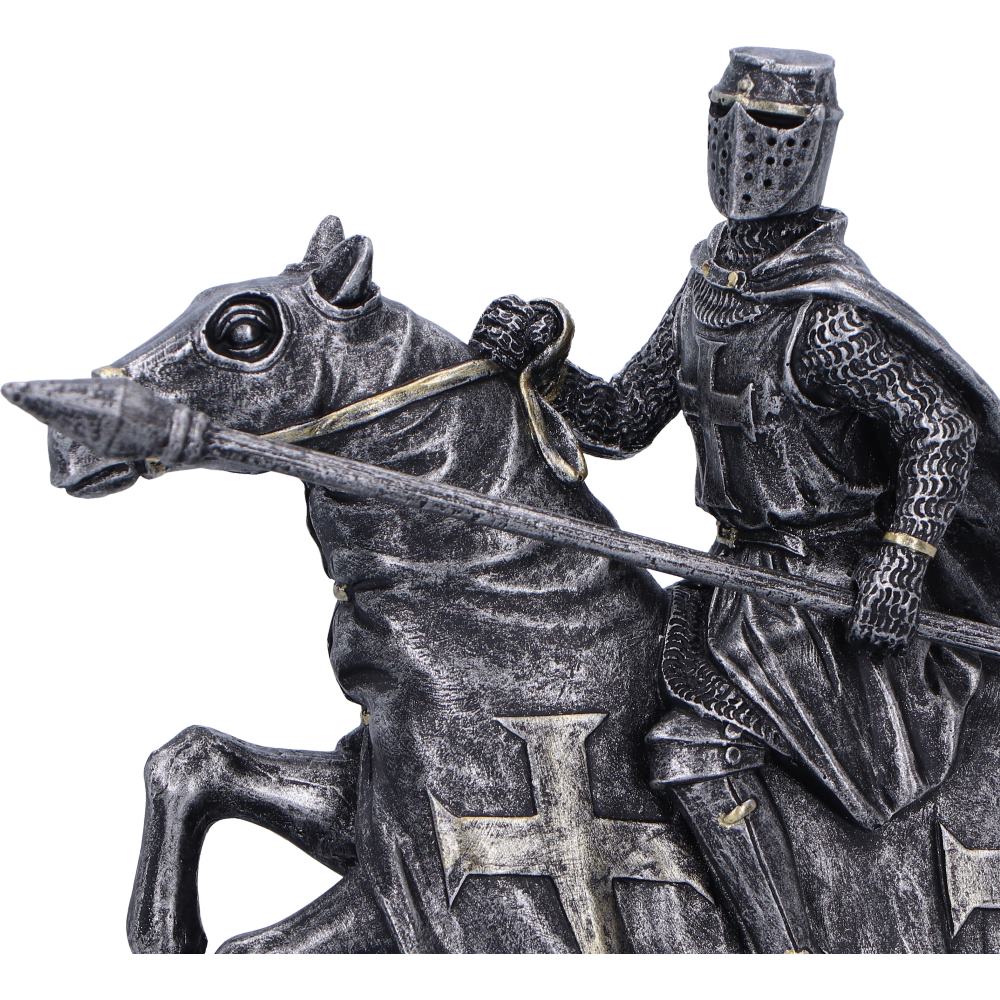 To Protect Figurine a Templar Knight Ready for Battle 16cm 5