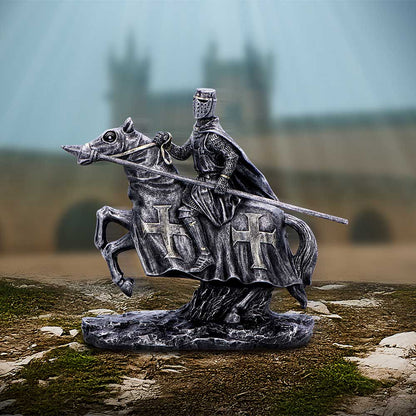 To Protect Figurine a Templar Knight Ready for Battle 16cm 7