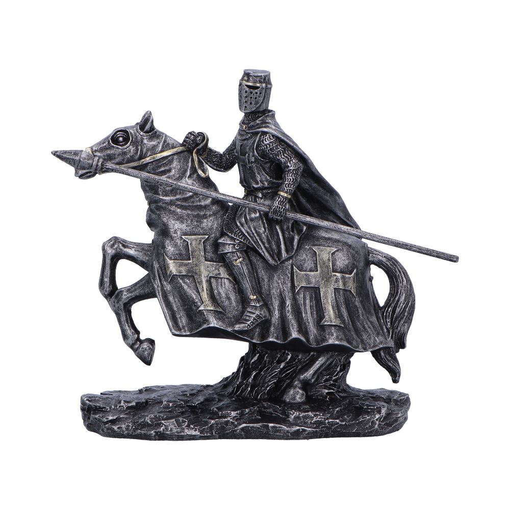 To Protect Figurine a Templar Knight Ready for Battle 16cm 1