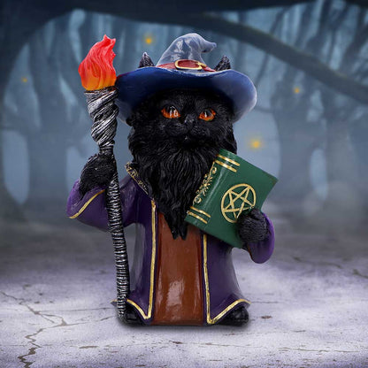 Magnus a Fantasy Wizard Cat Figurine 15cm 7