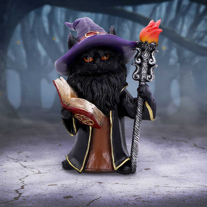 Albus The Black Wizard Cat Figurine 15cm 7
