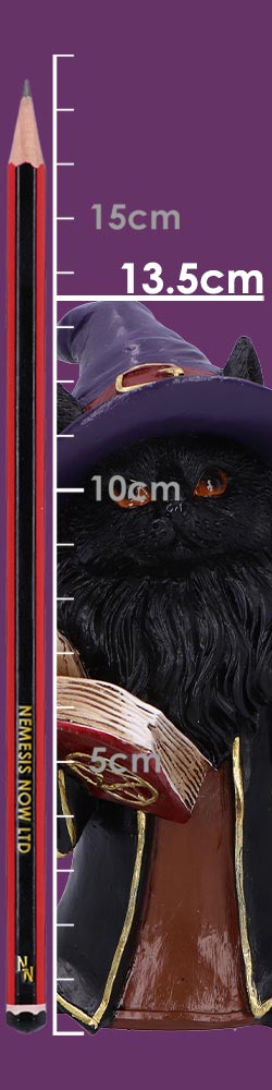 Albus The Black Wizard Cat Figurine 15cm 8