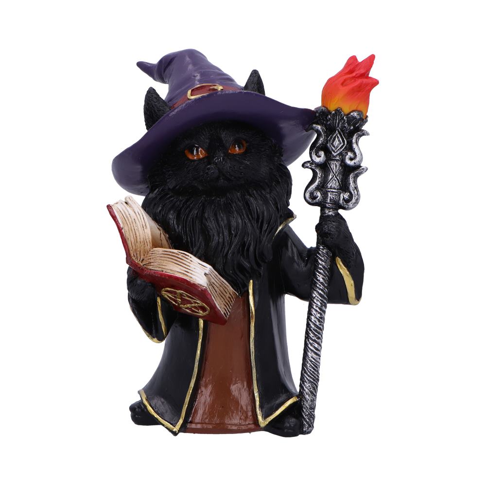 Albus The Black Wizard Cat Figurine 15cm 1