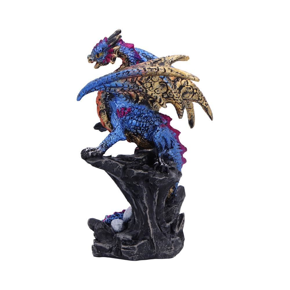 Den Defender Blue Guardian Dragon Figurine with Eggs 10.5cm 3
