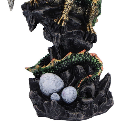 Den Defender Green Dragon Protector Figurine 10cm 6