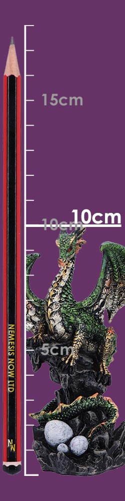 Den Defender Green Dragon Protector Figurine 10cm 8