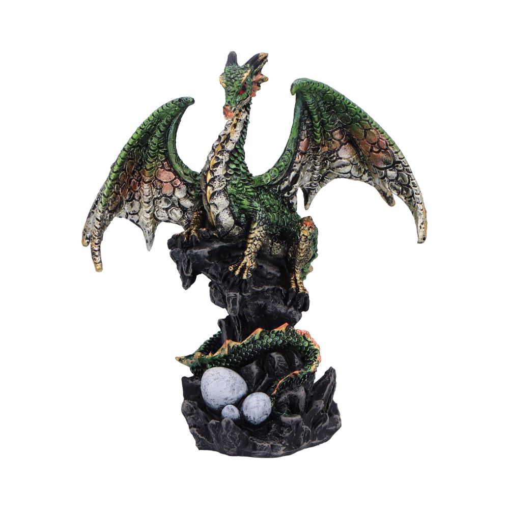 Den Defender Green Dragon Protector Figurine 10cm 1