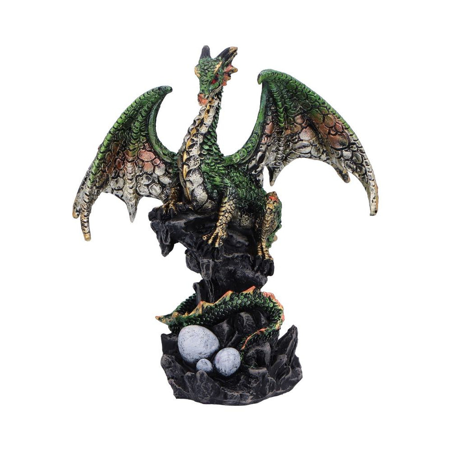 Den Defender Green Dragon Protector Figurine 10cm 1