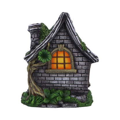 Curly Oak Manor Light Up Fairy House 15cm 3