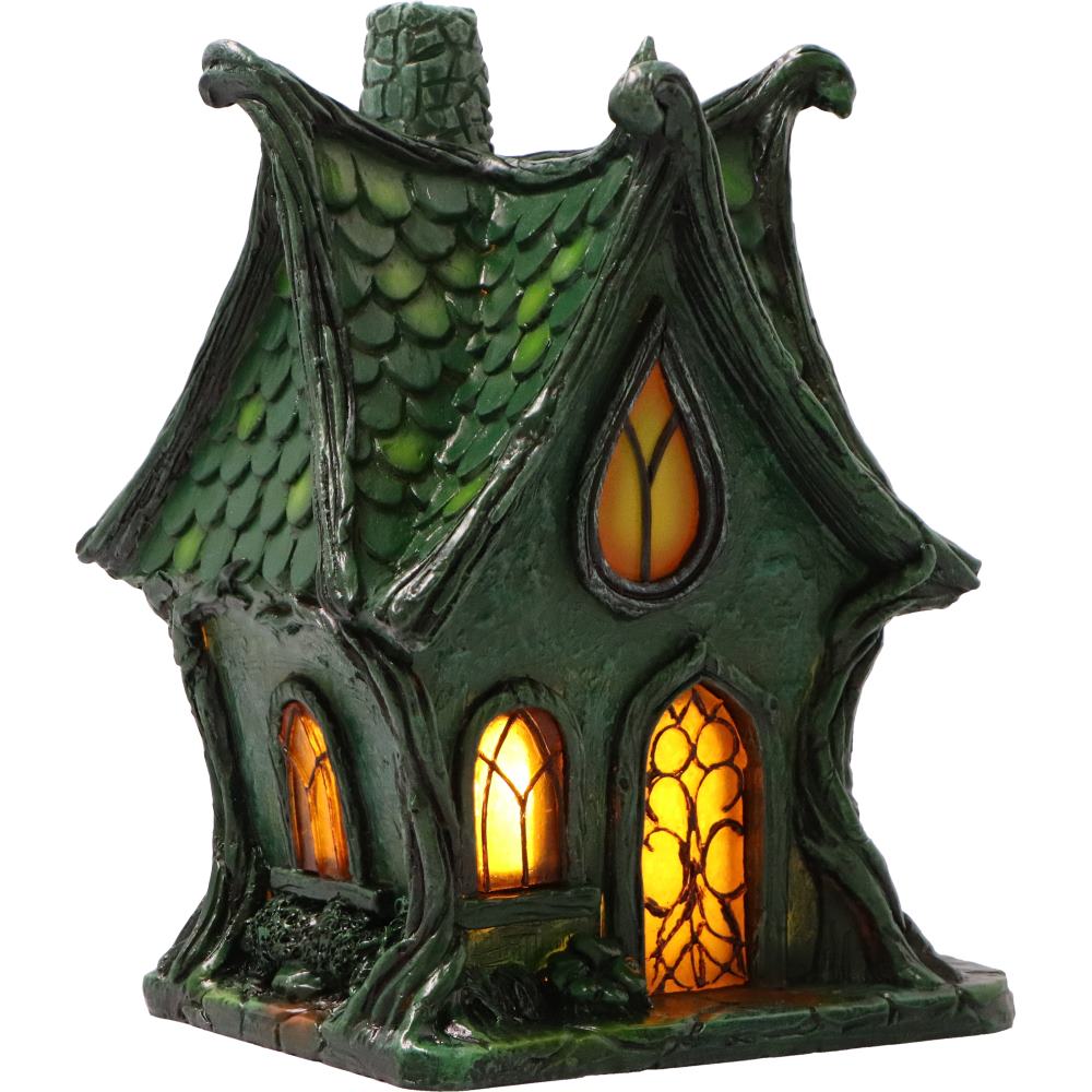 Evergreen Lodge Light Up Fairy House 17cm 6