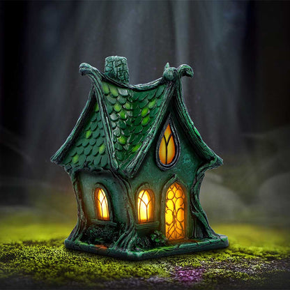 Evergreen Lodge Light Up Fairy House 17cm 7