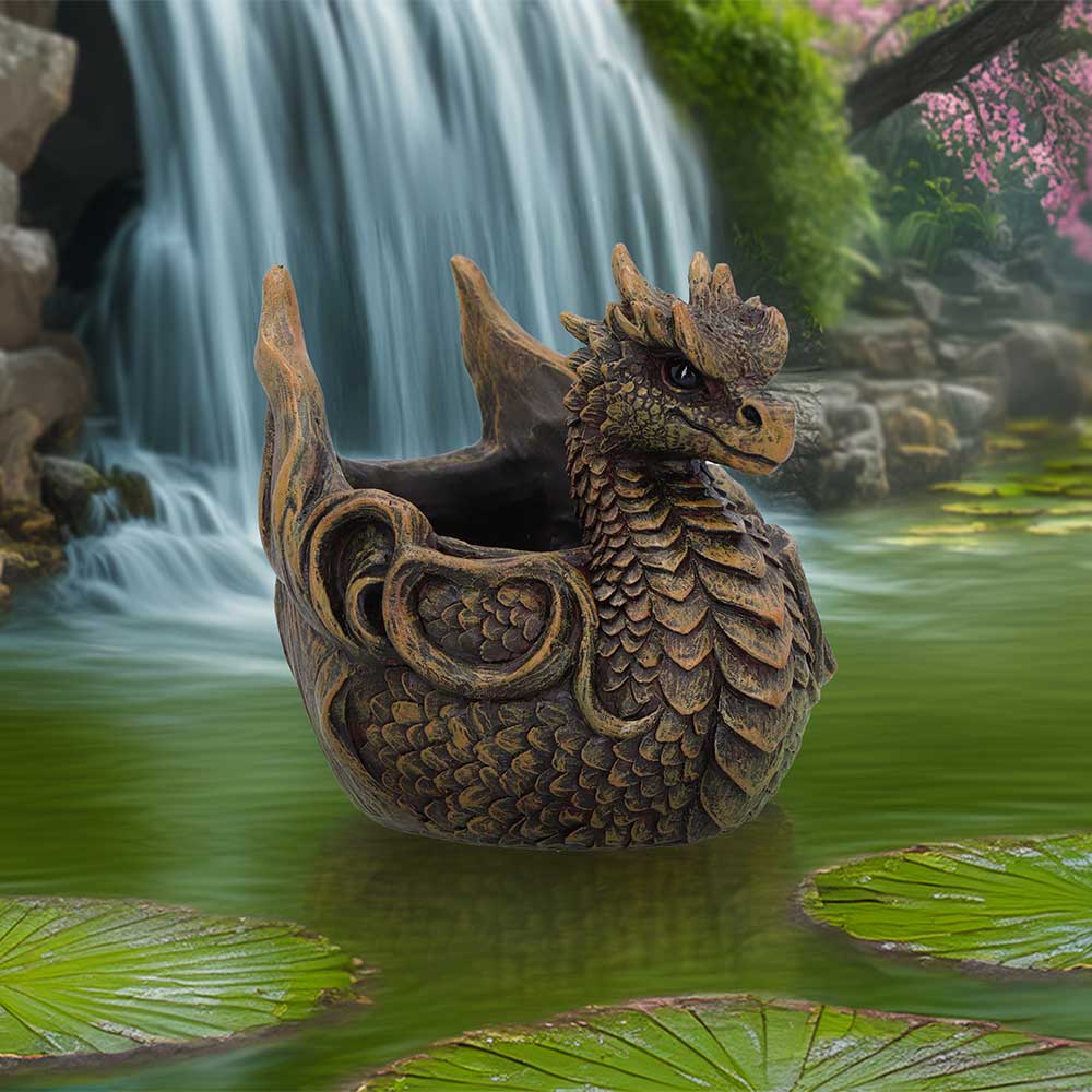 Wyvern Clutch Dragon Trinket Holder 10cm 7