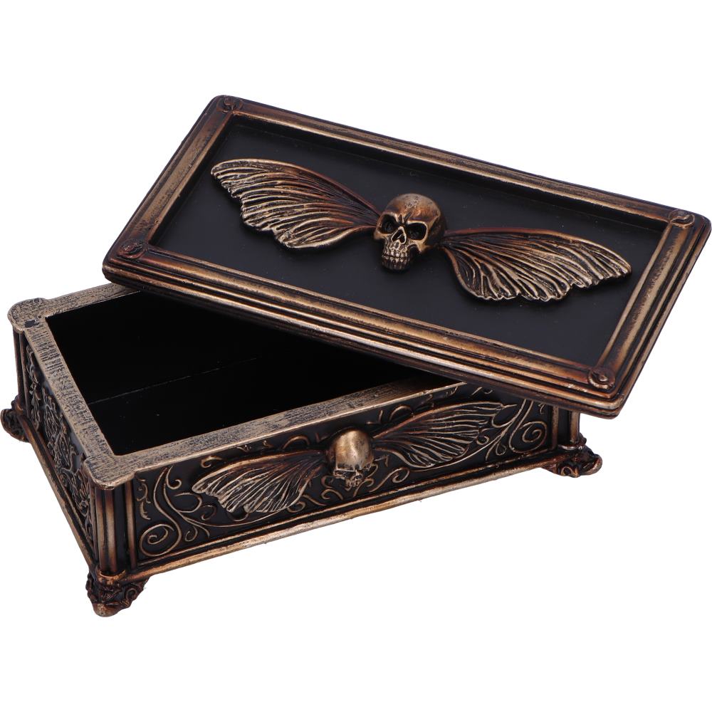 Deaths Head Treasure Ornamental Box 14.5cm 6