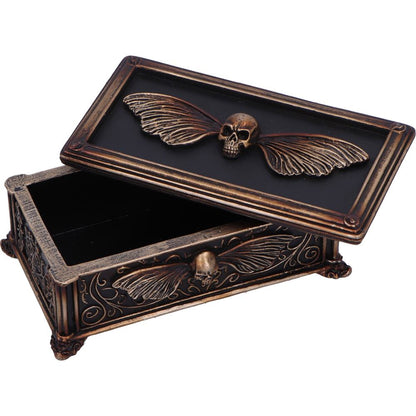Deaths Head Treasure Ornamental Box 14.5cm 6