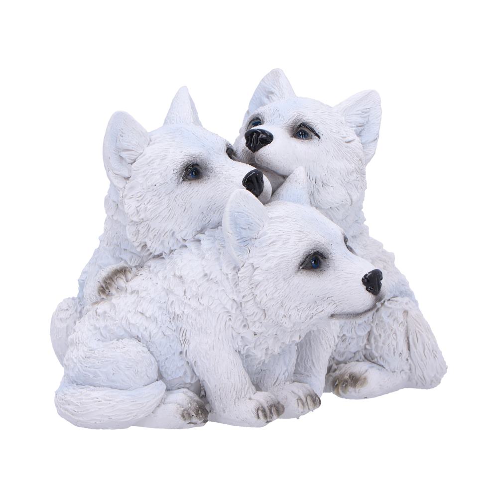Cub Cuddle Wolf Pups Figurine 10cm 4