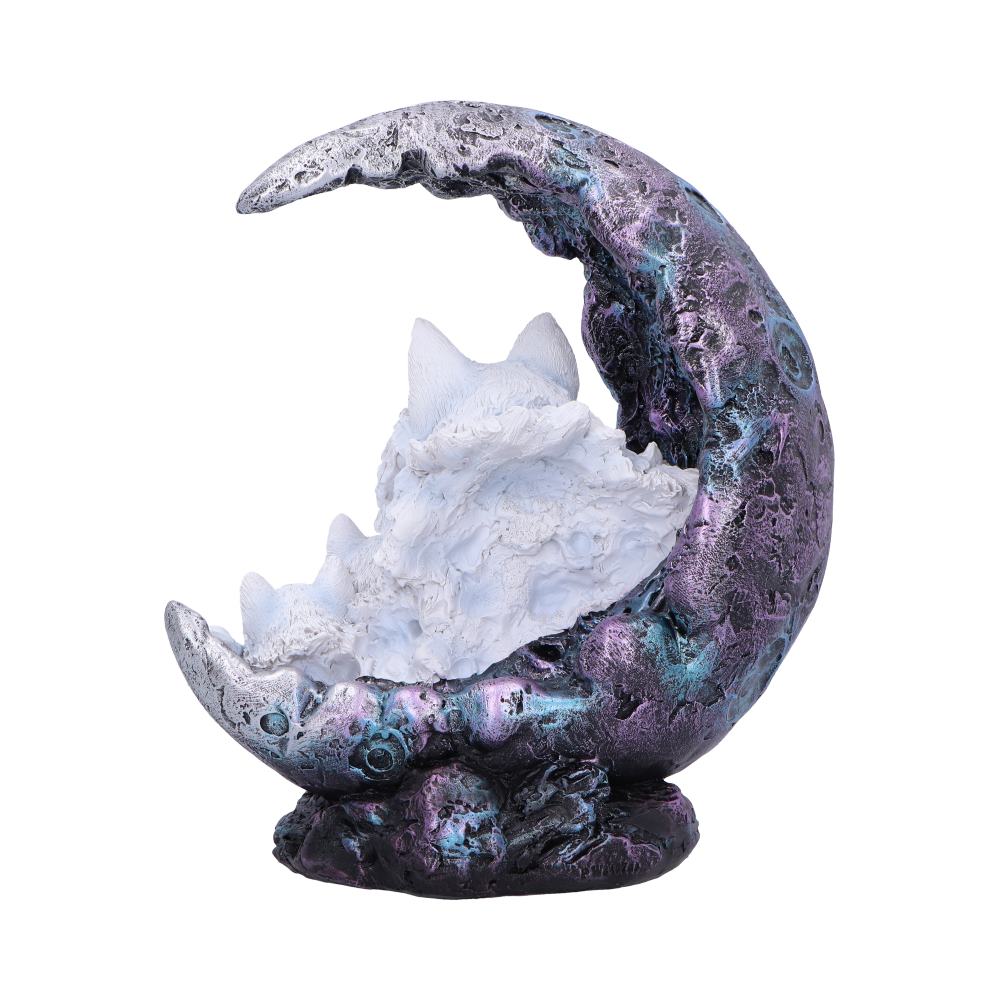 Winter Moon Wolf Ornament with LED 20cm 3