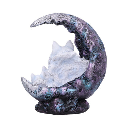 Winter Moon Wolf Ornament with LED 20cm 3