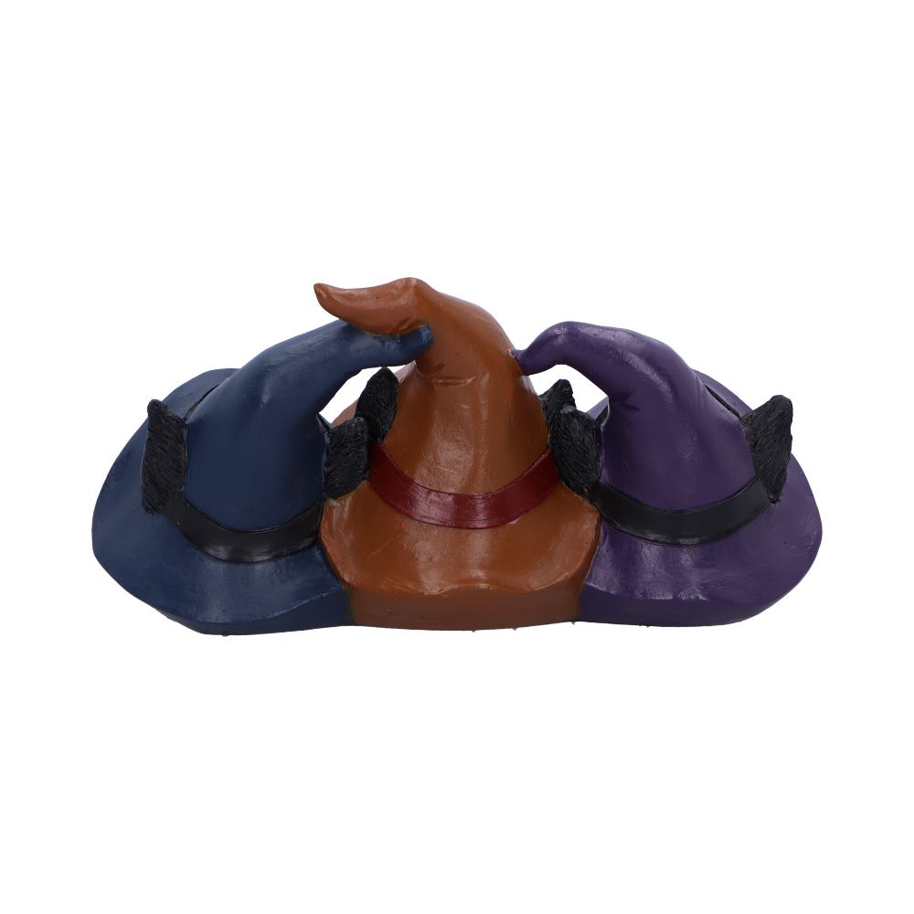 Trio of Mischief Witches Cats Figurine 20cm 3