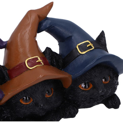 Trio of Mischief Witches Cats Figurine 20cm 6
