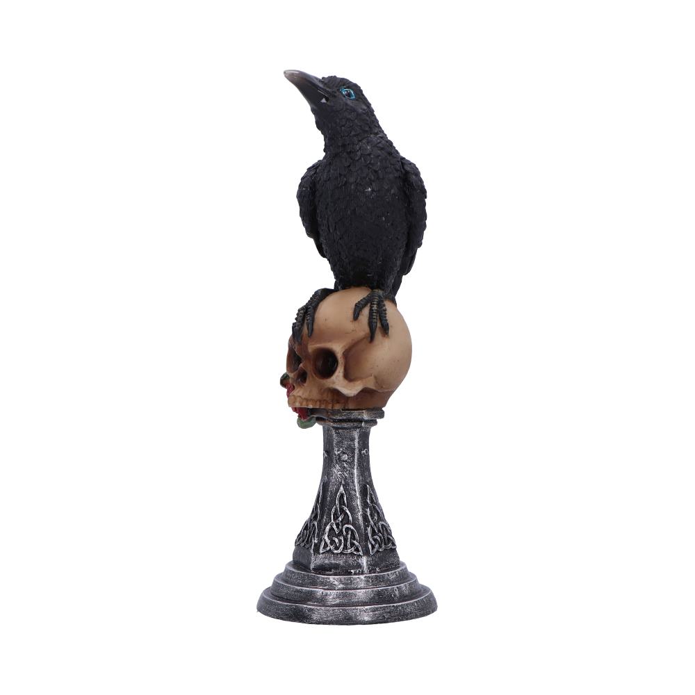 Perched Prophecy Mini Raven Figurine 17cm 2