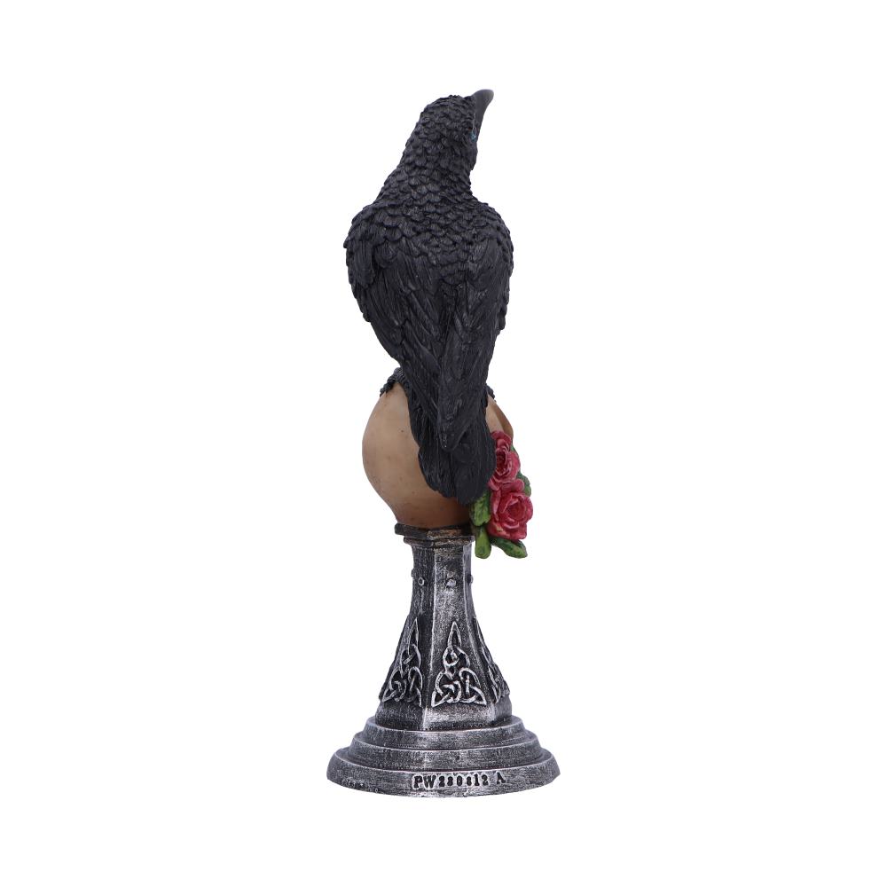 Perched Prophecy Mini Raven Figurine 17cm 3