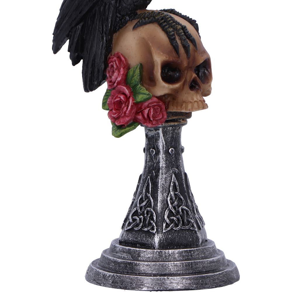 Perched Prophecy Mini Raven Figurine 17cm 6