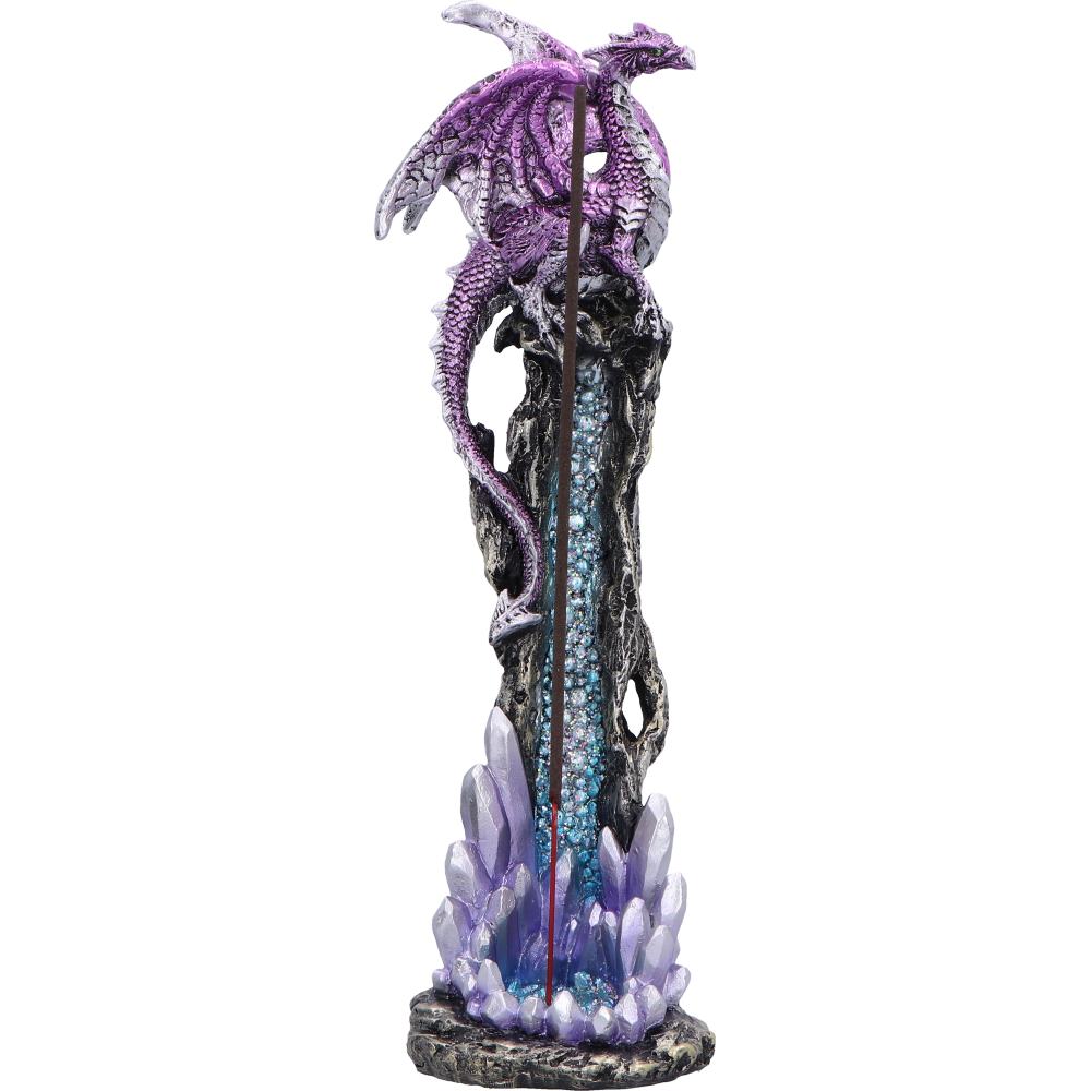 Mythic Crystal Dragon Incense Stick Holder 27cm 5